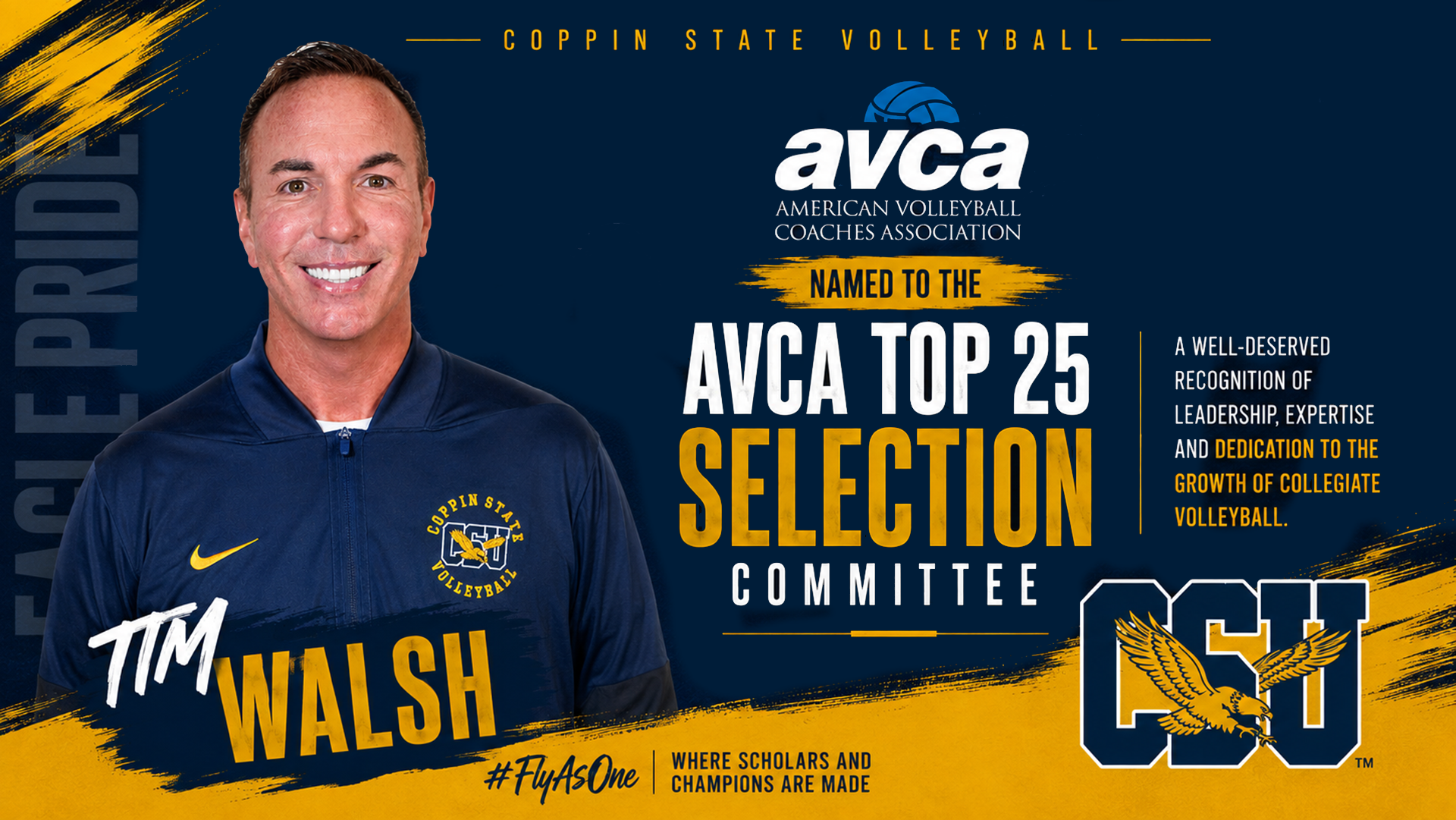 Walsh named to AVCA Top 25 Selection Committee