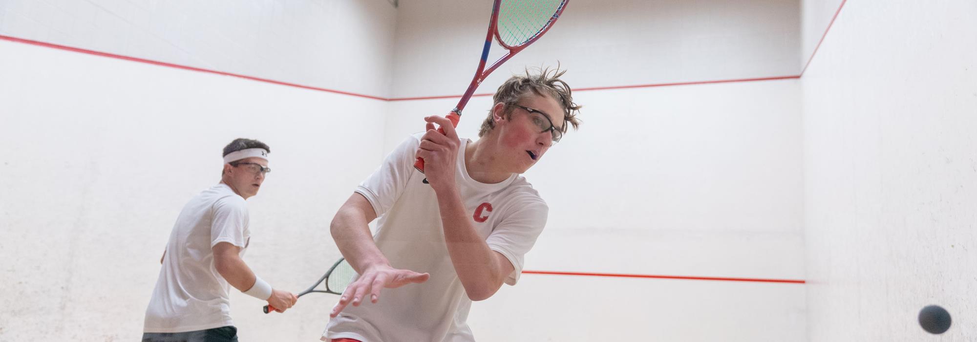 15 Men's Squash Splits Debut Matches vs. Williams, Rochester Cornell