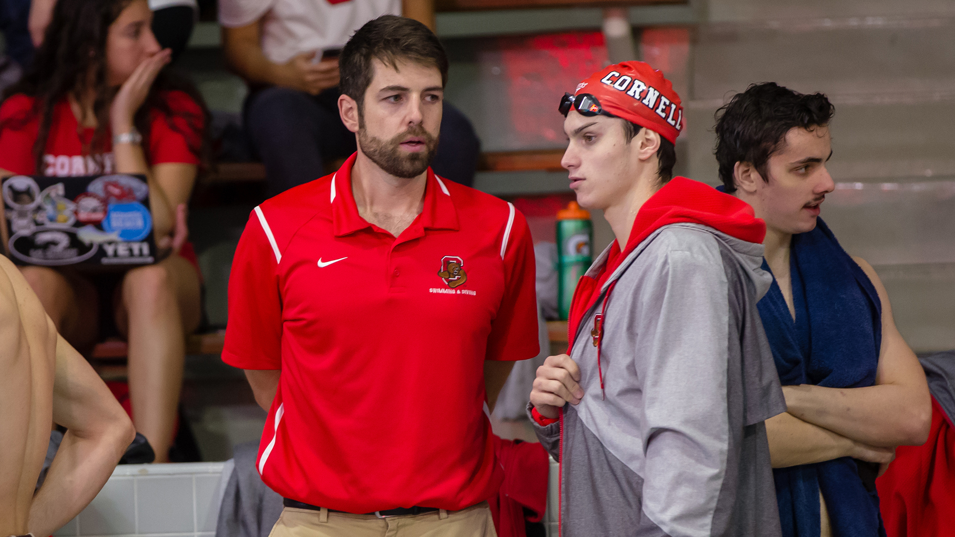 Mahoney, Hebert Named MVP at Men's Swimming & Diving Banquet Cornell