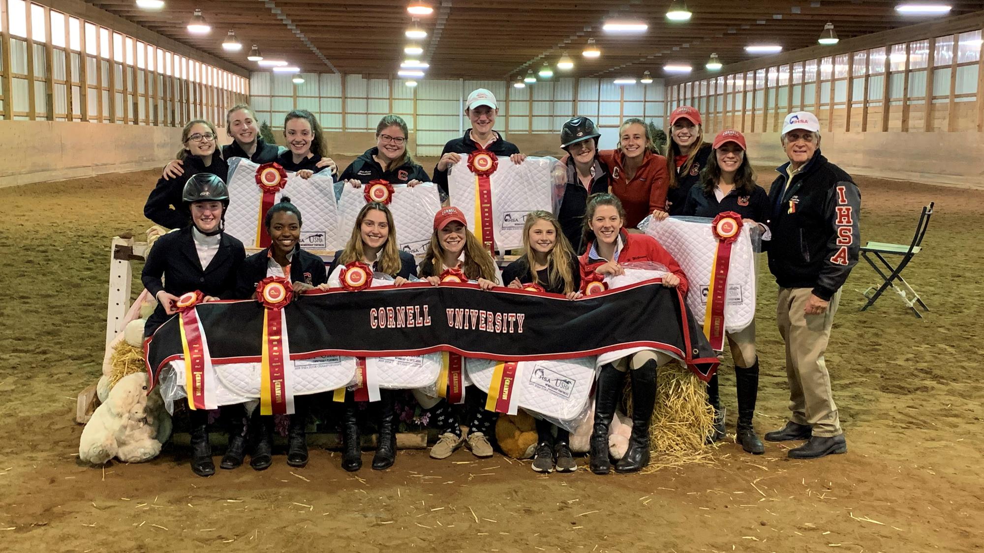 Equestrian Takes Second at Zones Cornell University Athletics