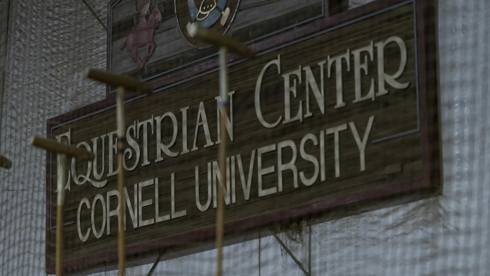 The Cornell Big Red men's polo team competes against UConn on Friday, Nov. 15, 2019 in the Oxley Equestrian Center in Ithaca, NY.