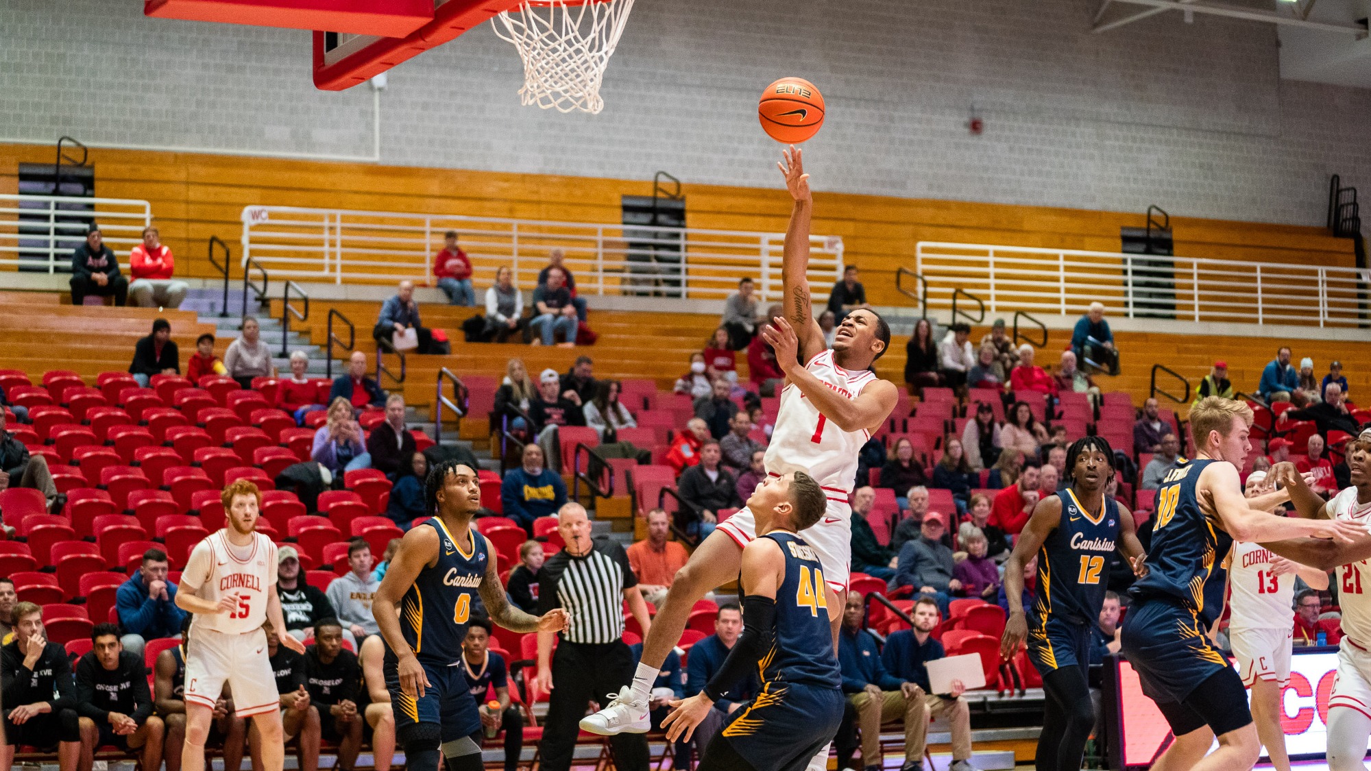 Six Reach Double Figures As Men's Basketball Drops Canisius, 79-70