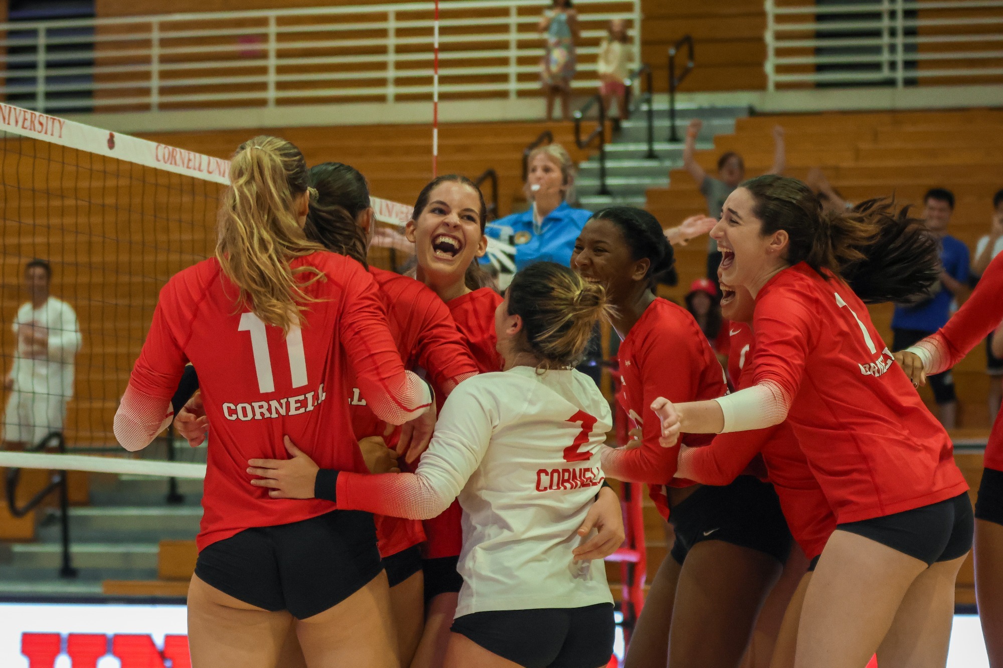 Volleyball Rallies From Two Sets Down, Knocks Off Harvard in Five