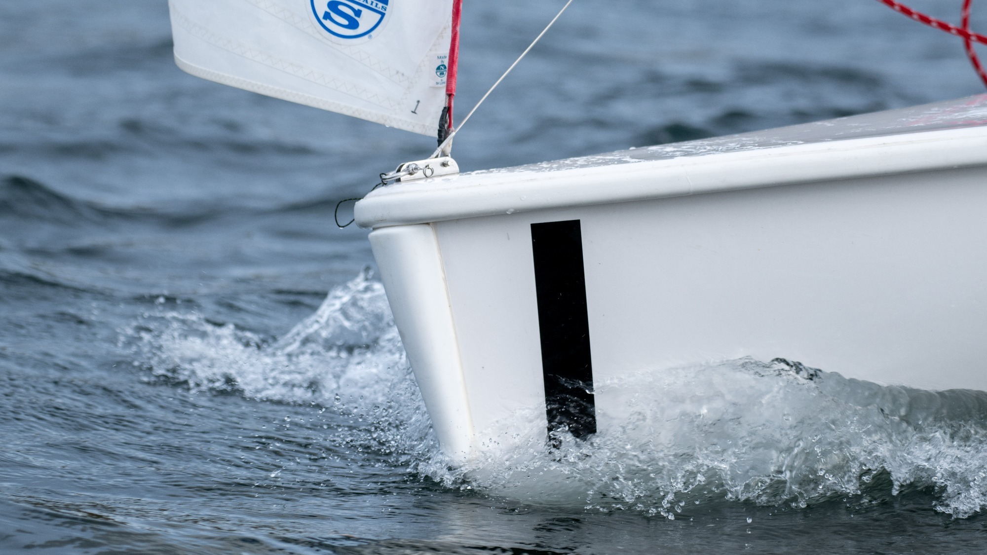 The Cornell Sailing team practices on the waters of Lake Cayuga on Thursday, October 19, 2023.