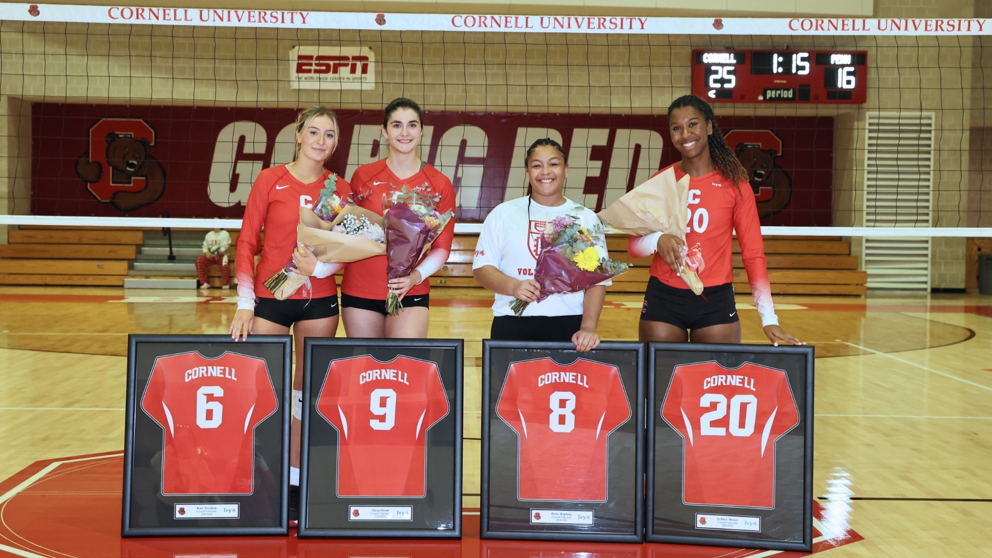 Volleyball Celebrates Seniors, Sweeps Penn to Close 2023 Home Slate