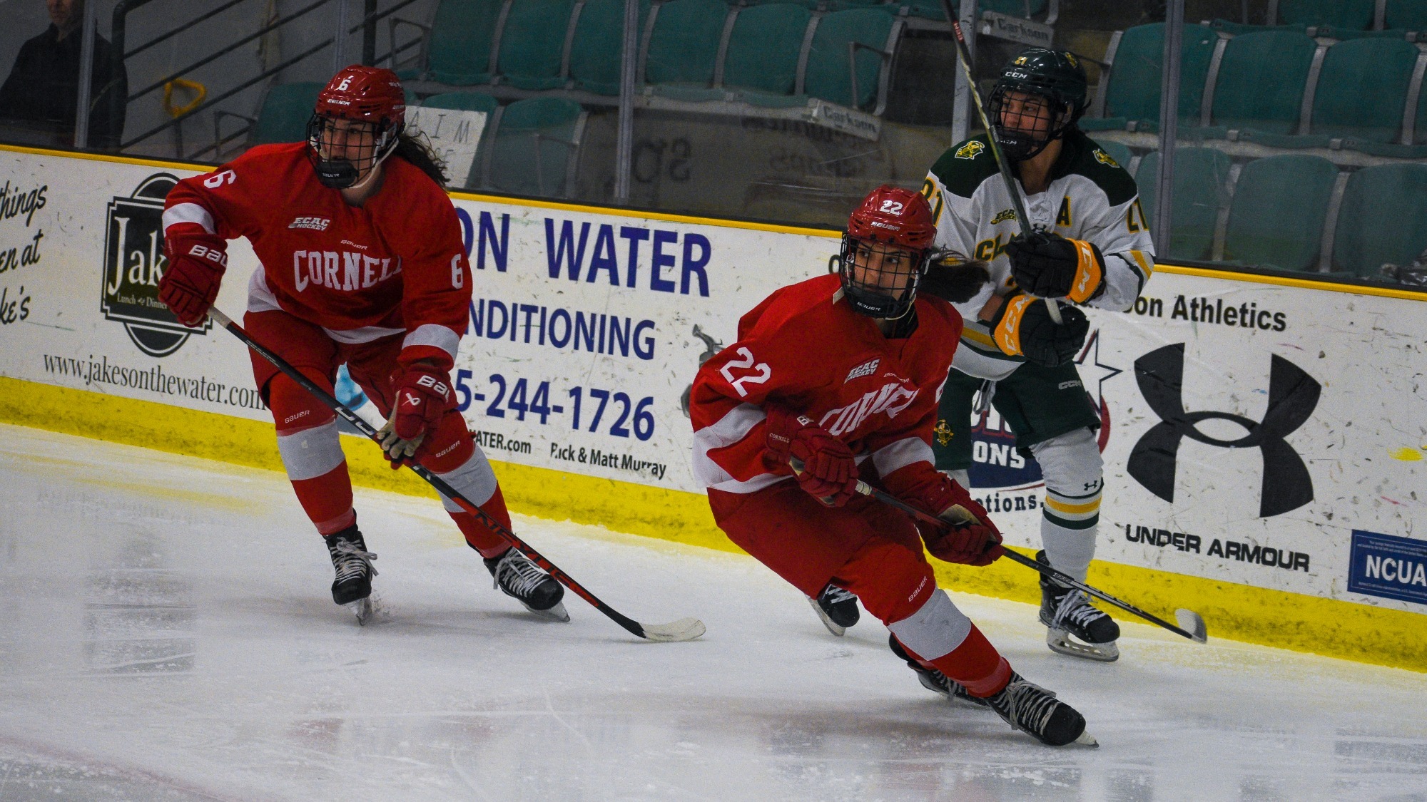 Women's Ice Hockey Falls to Clarkson at Cheel Arena, 21 Cornell