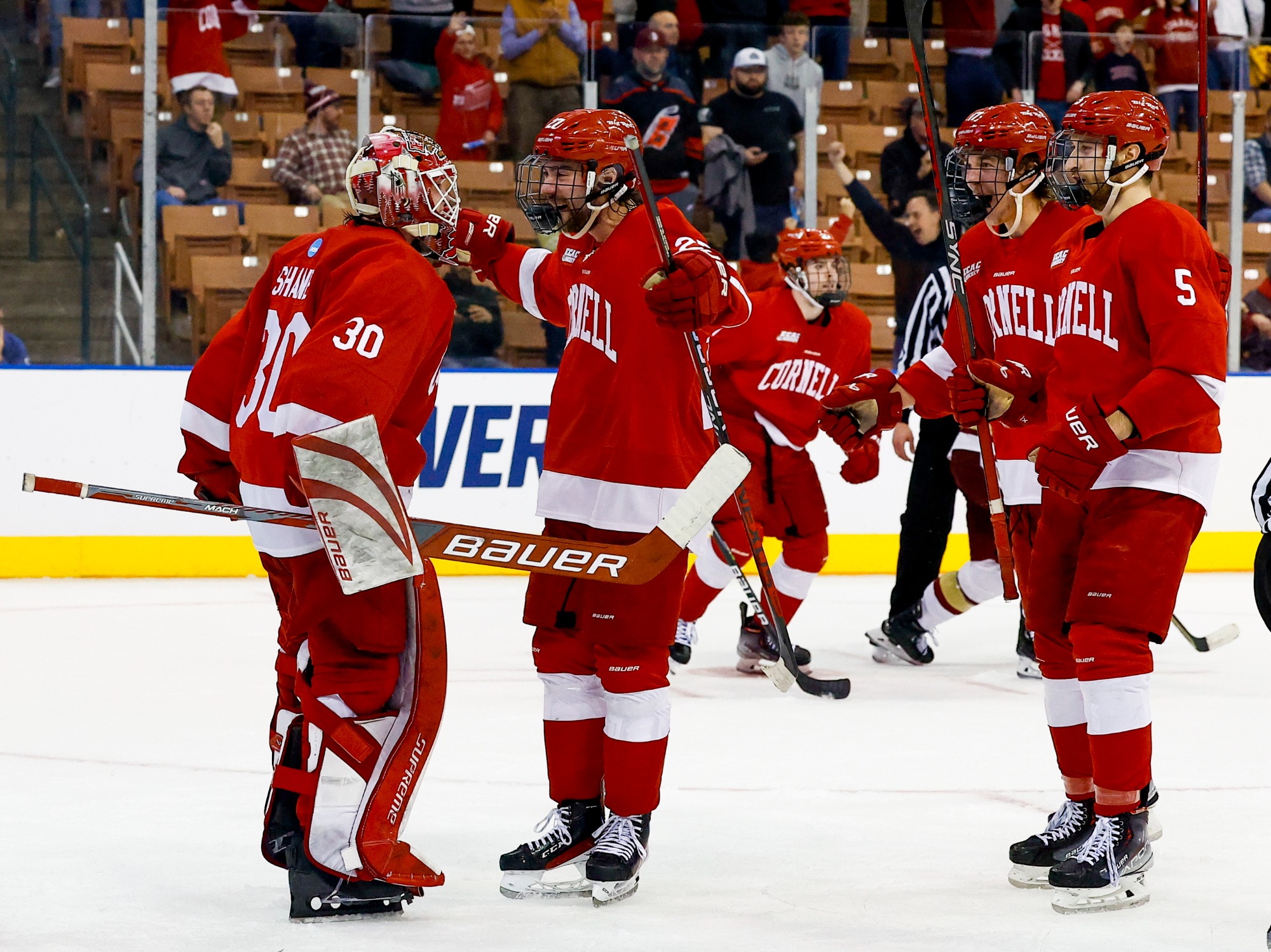 12 Men’s Hockey Shuts Out 4 Denver, Advances to Regional Final
