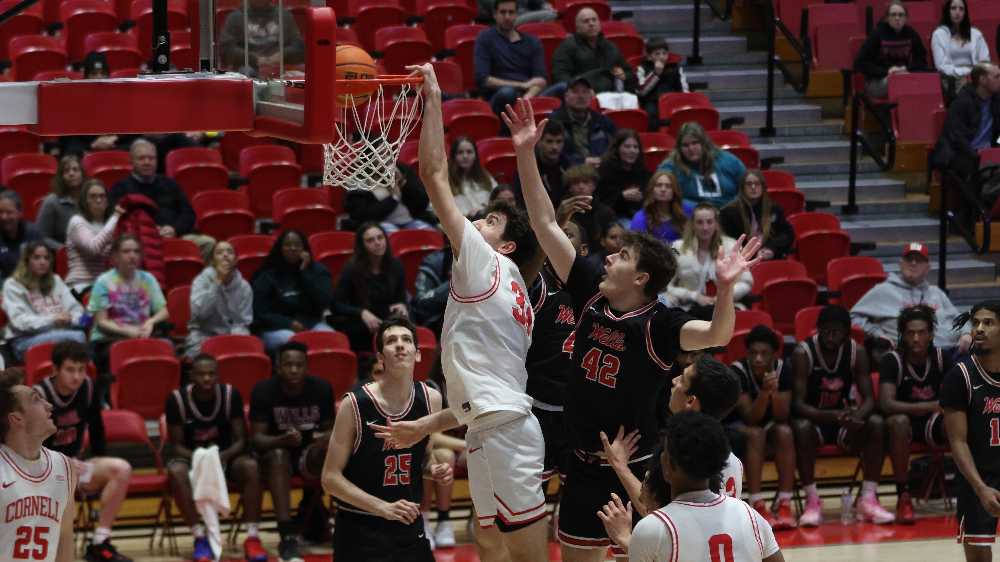 Men's Hoops Extends NonConference Home Win Streak, Runs Past Wells