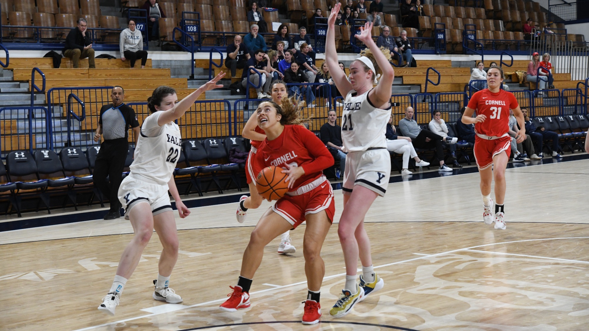 Ingram Secures New Career High in Women's Hoops Loss to Yale Cornell