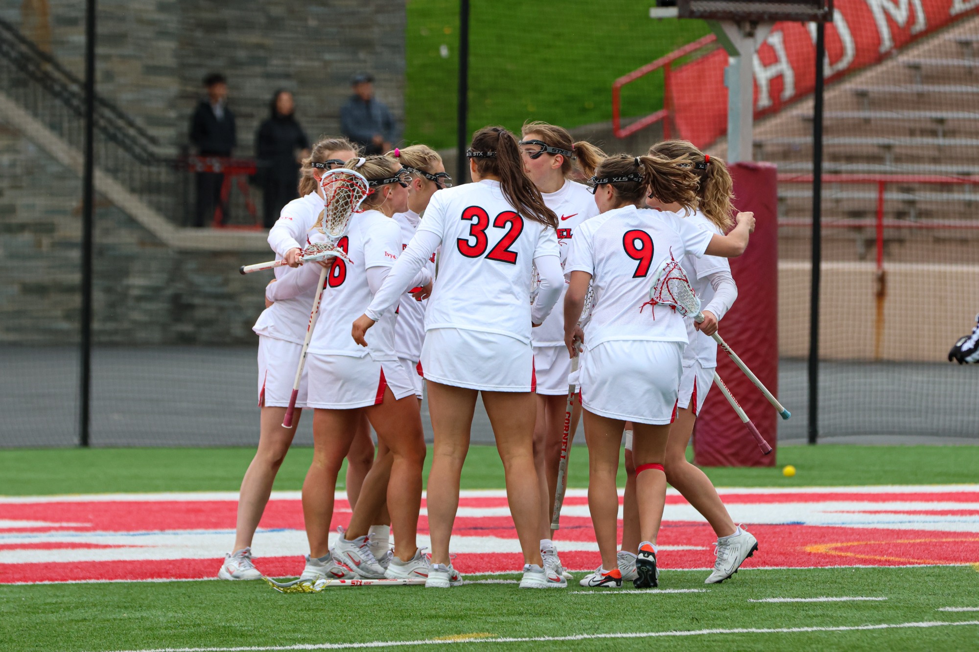 The Cornell Women's Lacrosse team competes against Yale on April 20, 2024 at Schoellkopf Field in Ithaca, NY.
