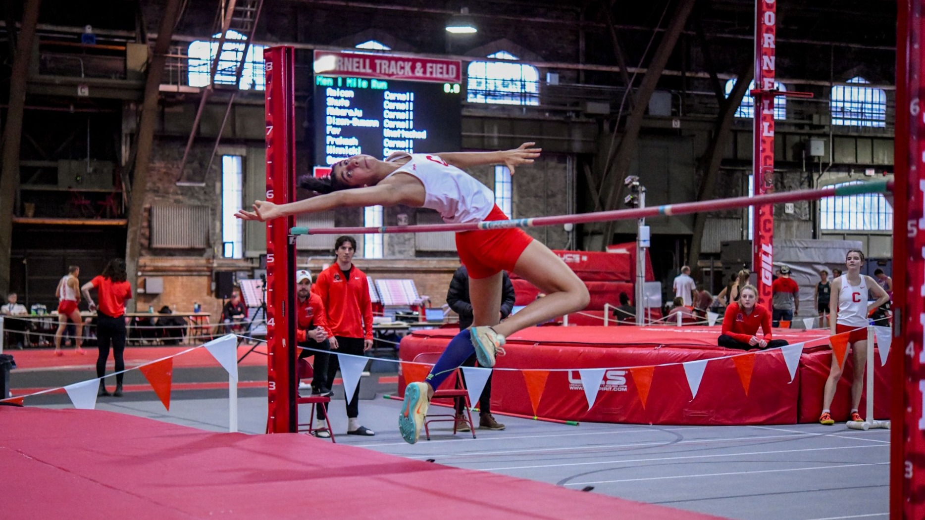 Syna Sony at Upstate Challenge high jump breaking freshman record