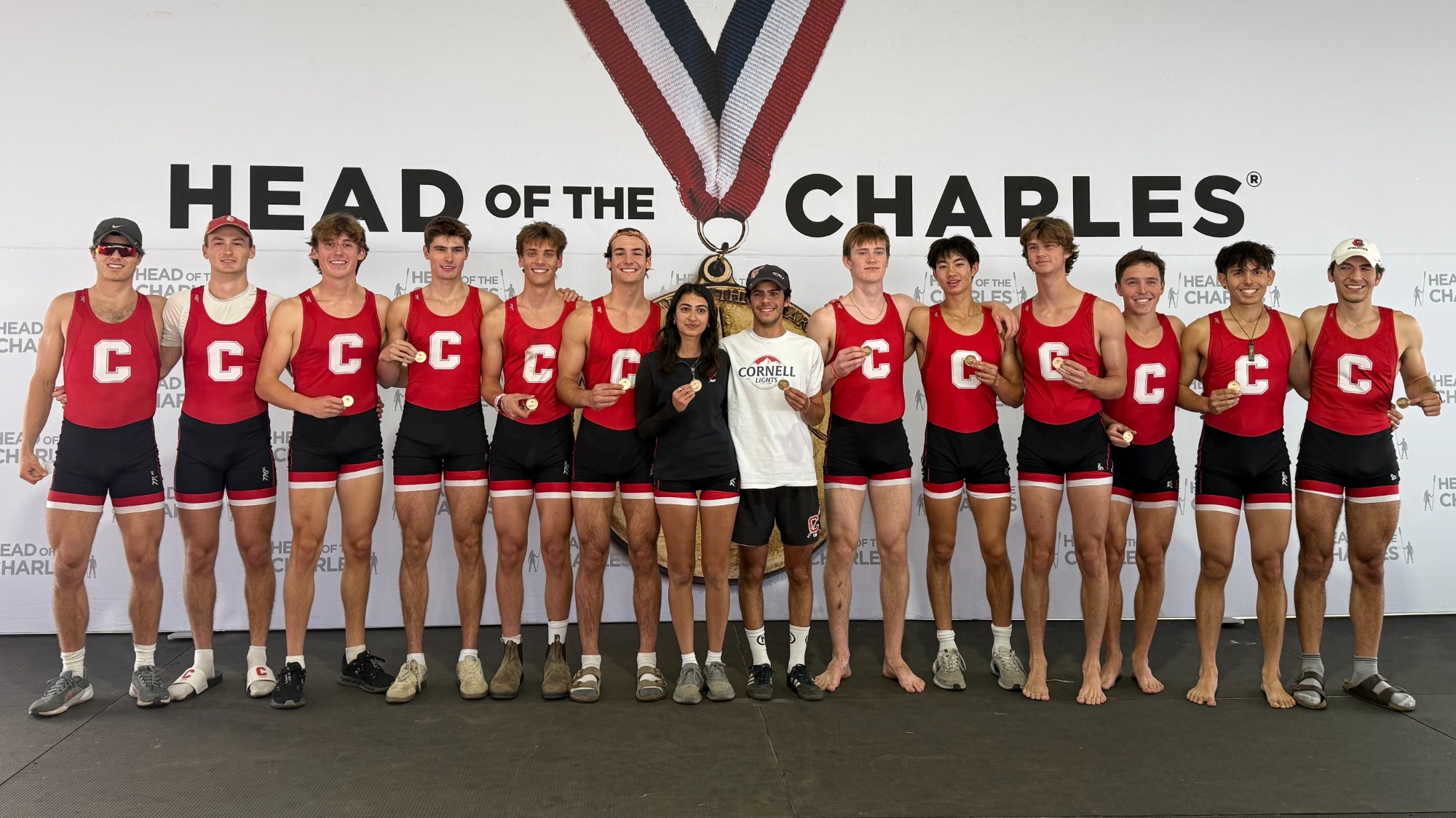 Lightweight Rowing Takes Second Place at The Head of The Charles Regatta.