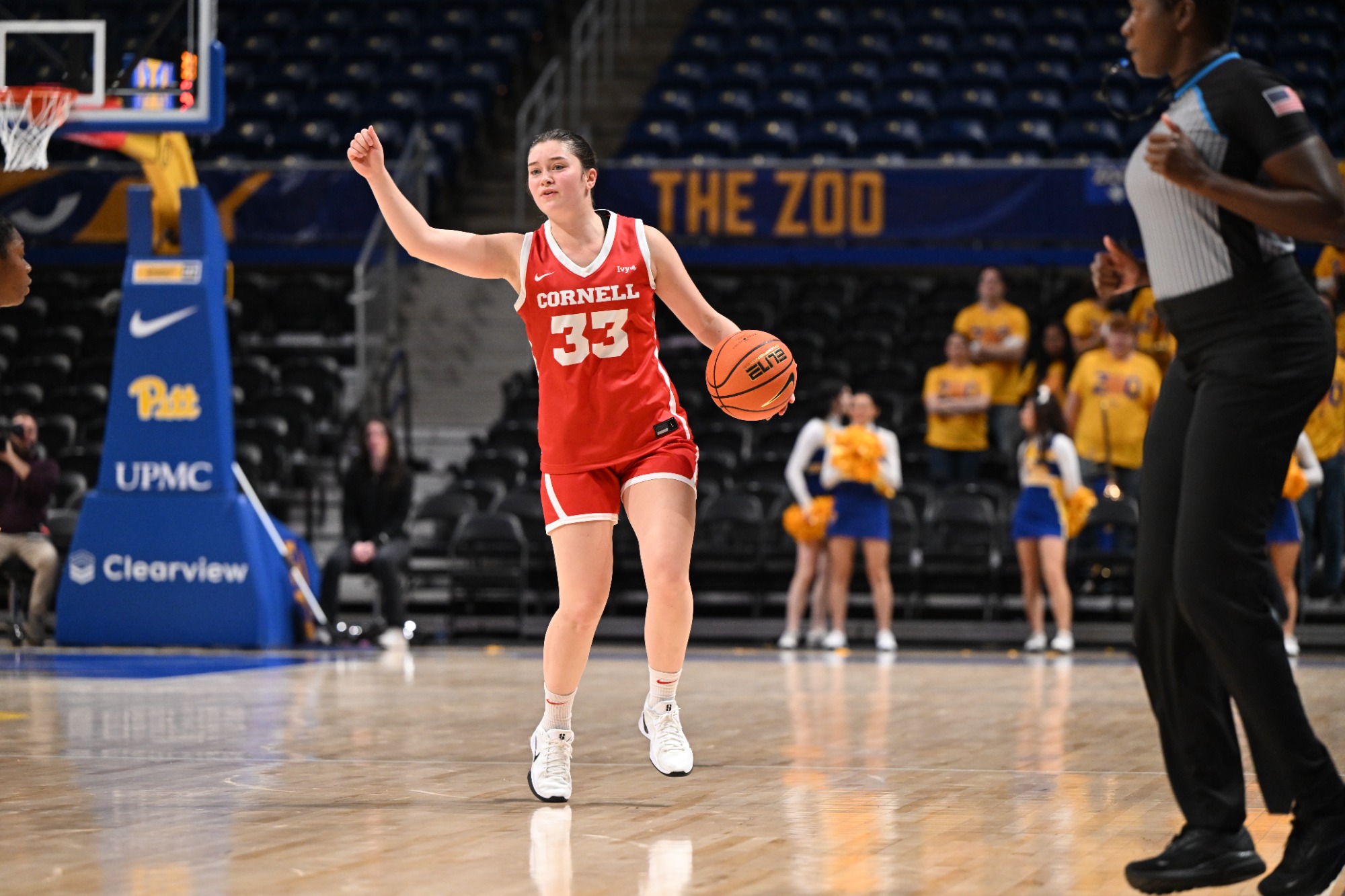 Cornell women's basketball plays Pittsburgh on November 11, 2025