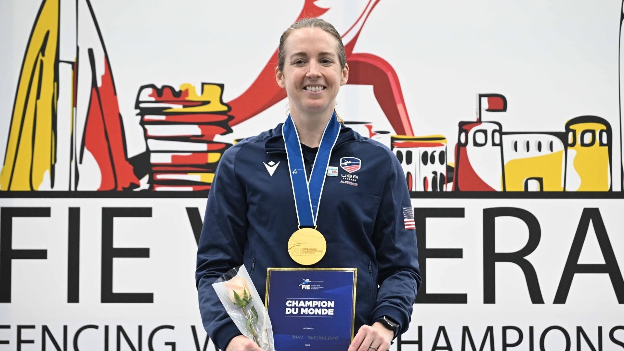 Holly Buechel World Championship Gold Medal