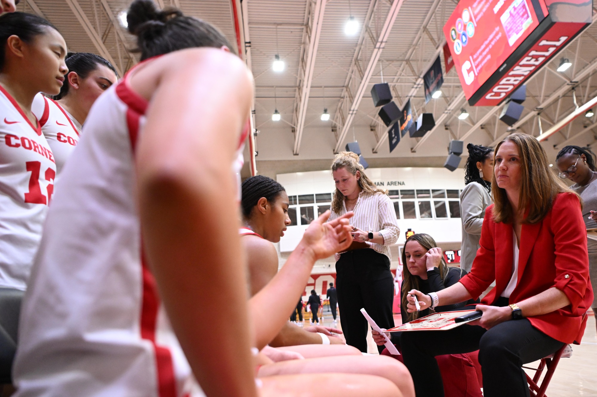 Cornell Women’s Basketball against Colgate on Nov. 18, 2025 at Newman Arena at Bartels Hall in Ithaca, NY. (Caroline Sherman)