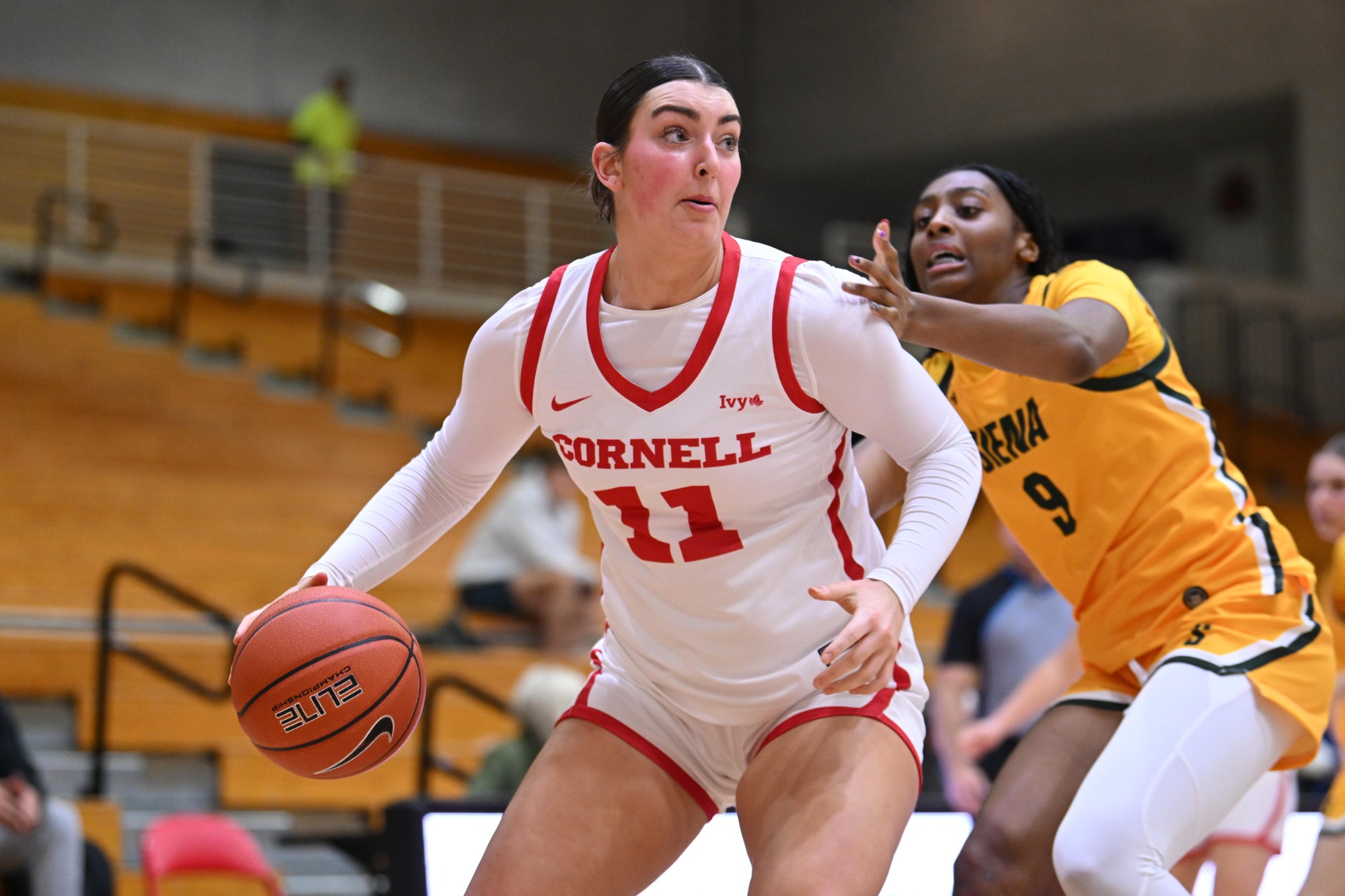 Cornell Women’s Basketball against Siena on Nov. 26, 2025 at Newman Arena at Bartels Hall in Ithaca, NY. (Caroline Sherman)