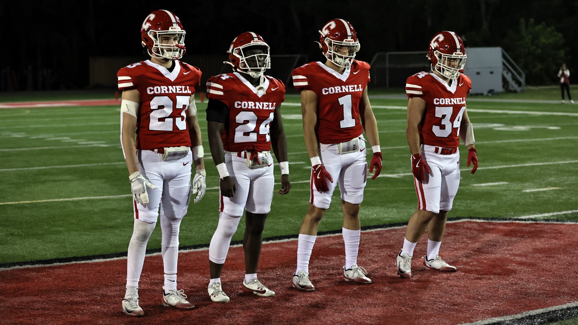 The Cornell sprint football team plays Chestnut Hill on Oct. 4, 2025 at Schoellkopf Field in Ithaca, N.Y.