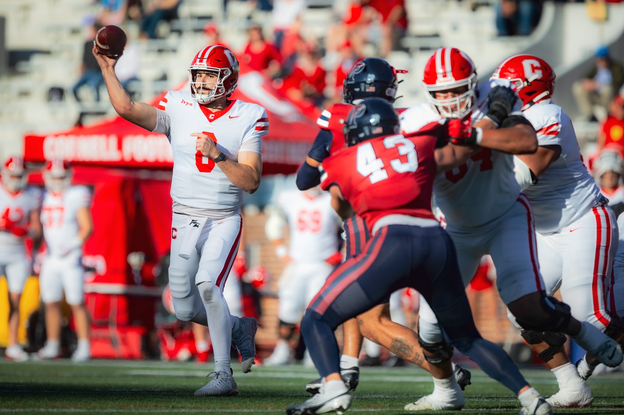 Cornell earned a 39-17 victory over Penn on Saturday afternoon at Franklin Field in Philadelphia, Pa.