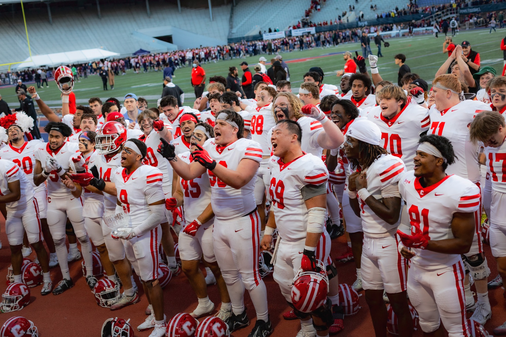 Cornell earned a 39-17 victory over Penn on Saturday afternoon at Franklin Field in Philadelphia, Pa.