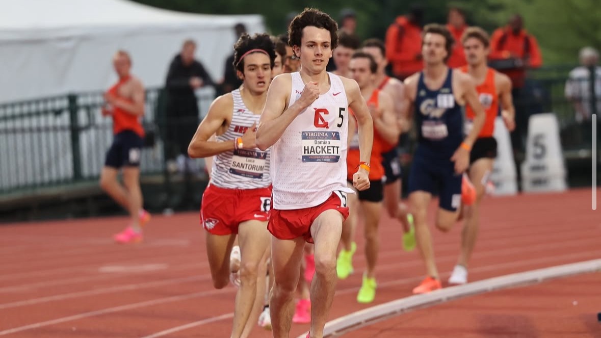 Damian Hackett at Wake Forest 800m School Record