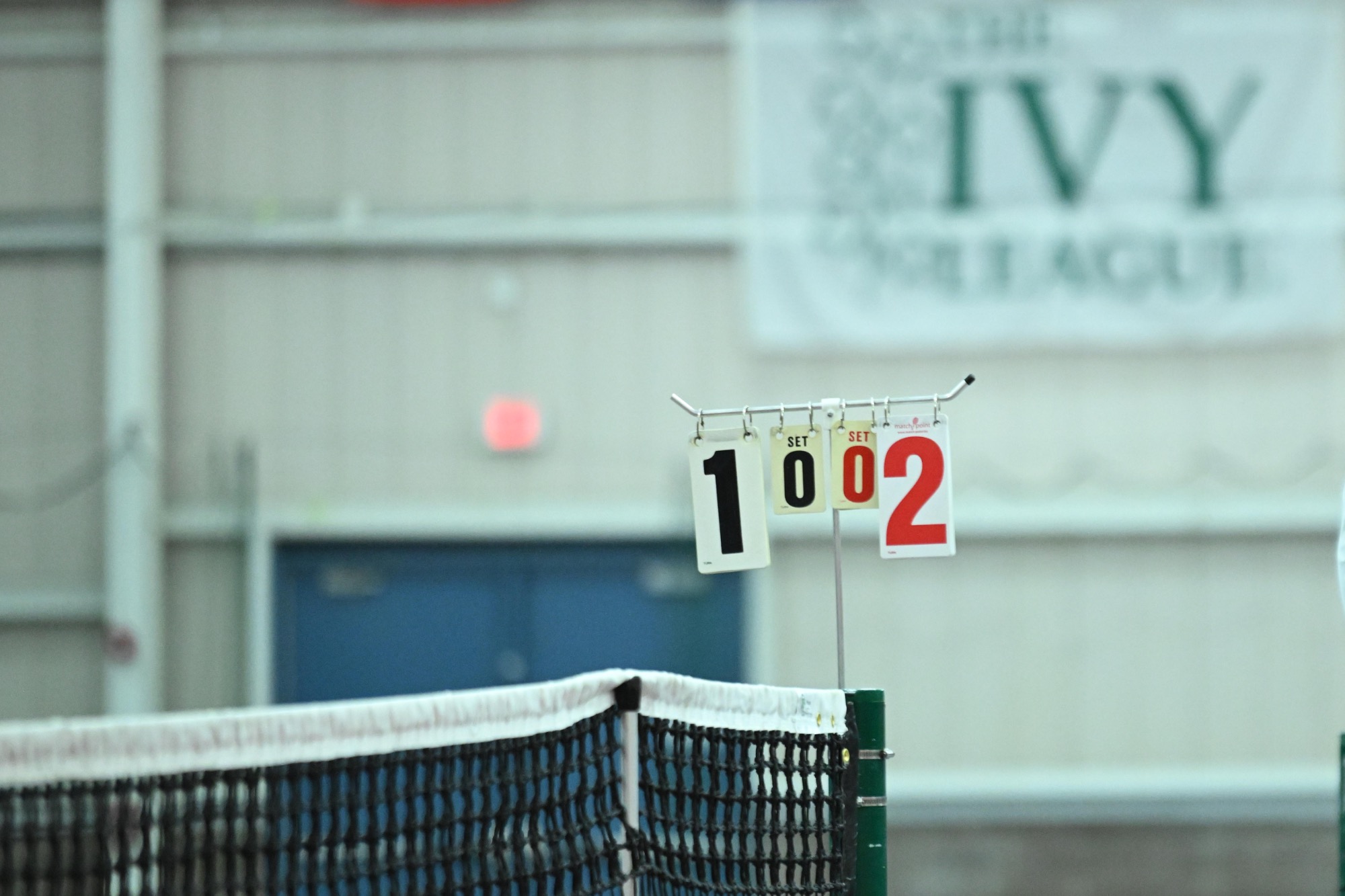 on April 2, 2025 at Reis Tennis Center in Ithaca, NY. Cornell Women’s Tennis against Le Moyne College. (Caroline Sherman/Cornell Athletics)