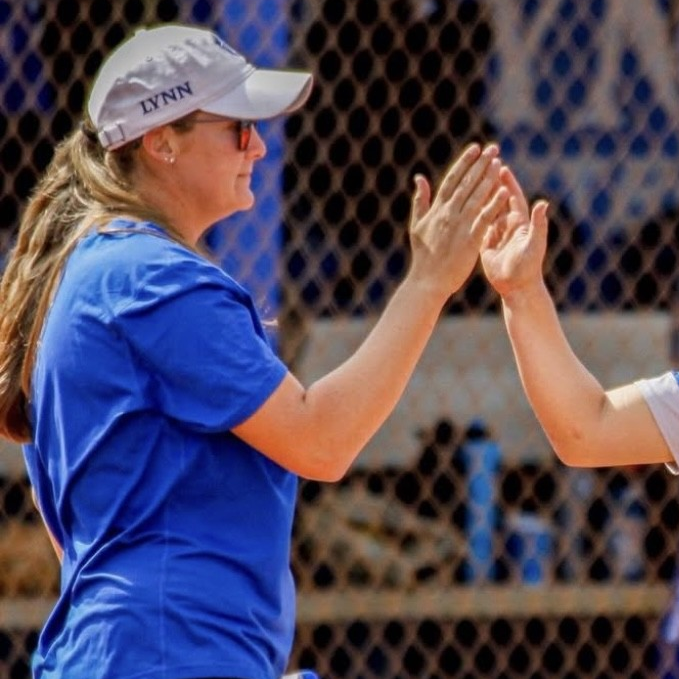 Munyon, coaching photo at Lynn University