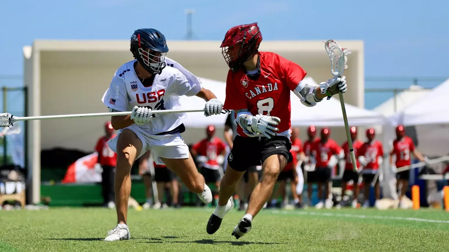 Lucas Robinson Team Canada vs. Team USA -- U20 World Championships