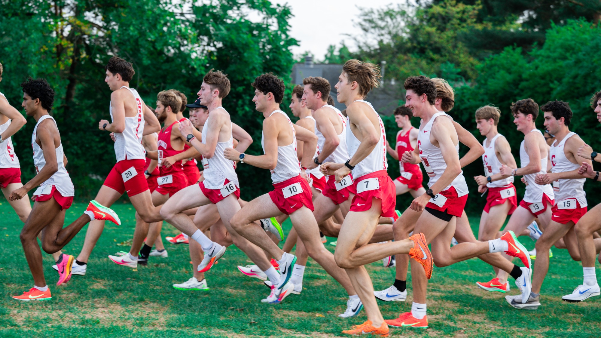 men starting race