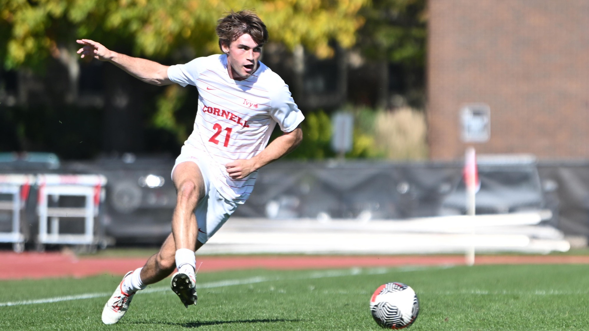 Liam May competes at Berman Field