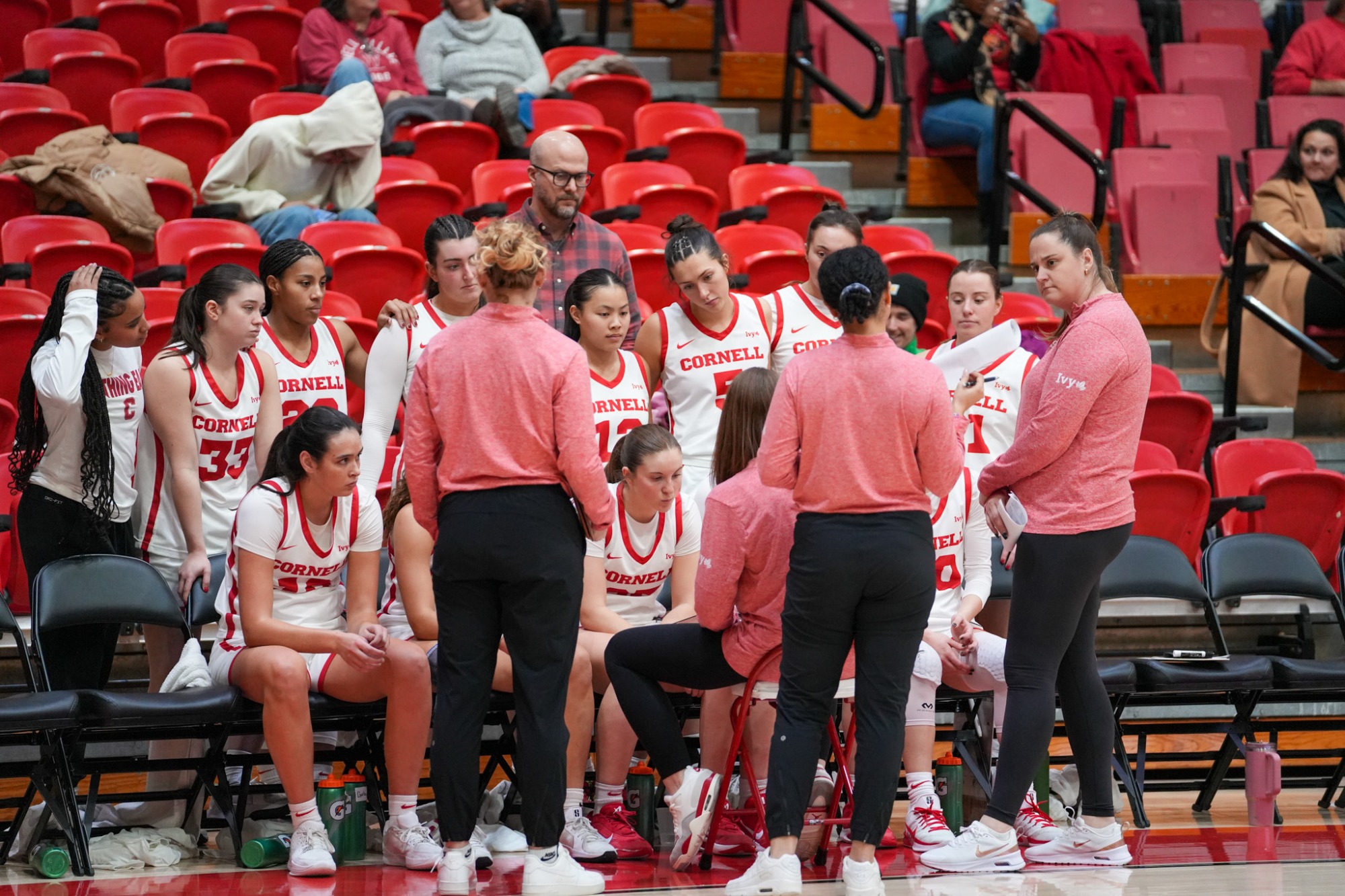 Cornell women's basketball action photos by Braden York on Tuesday, Jan. 13 vs. SUNY Delhi