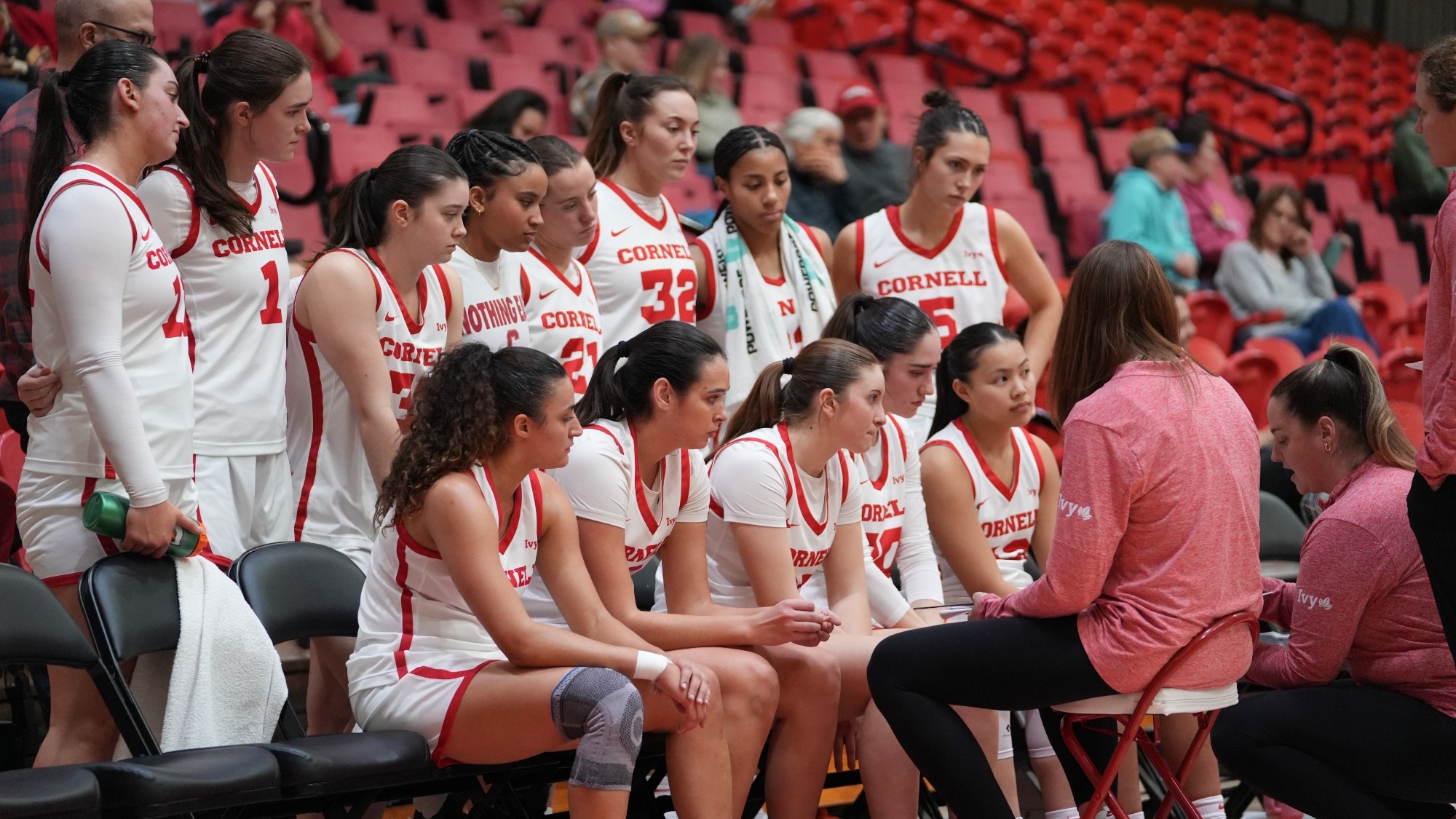 WBB Bench Photo vs. SUNY Delhi Jan. 13, 2026