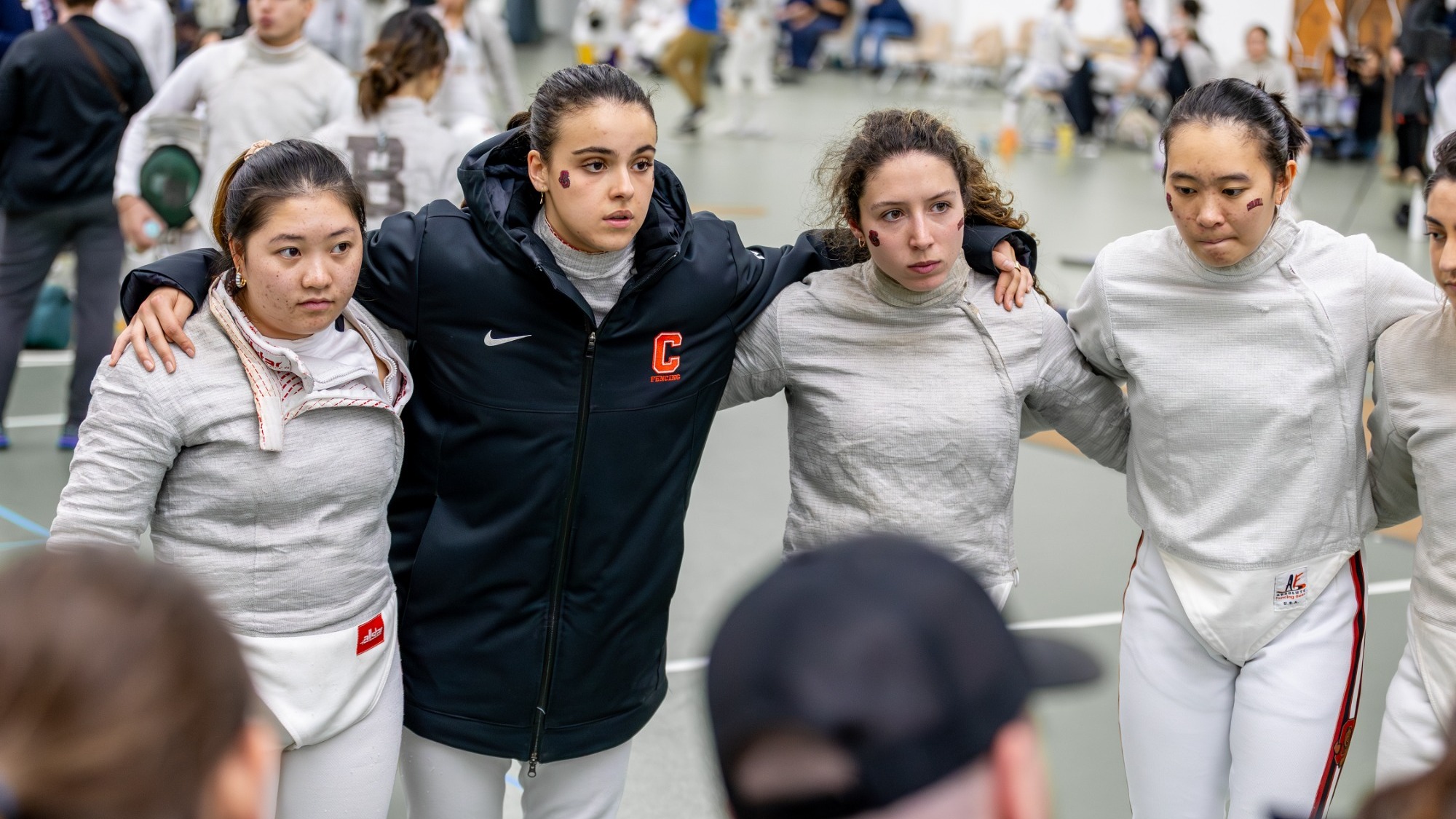 Erika Chin, Fiona Neibart, Isabela Carvalho, Mia Hsu at Vassar Invitational