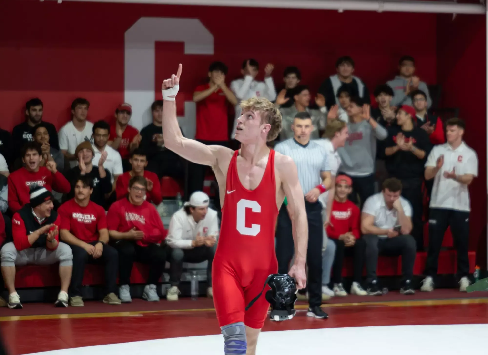 Jaxon Joy after beating Army's Ryan Franco