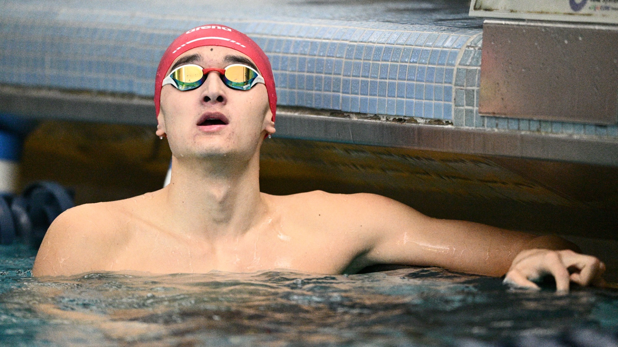 Cornell men's swim and dive at 2025 Zippy Invite