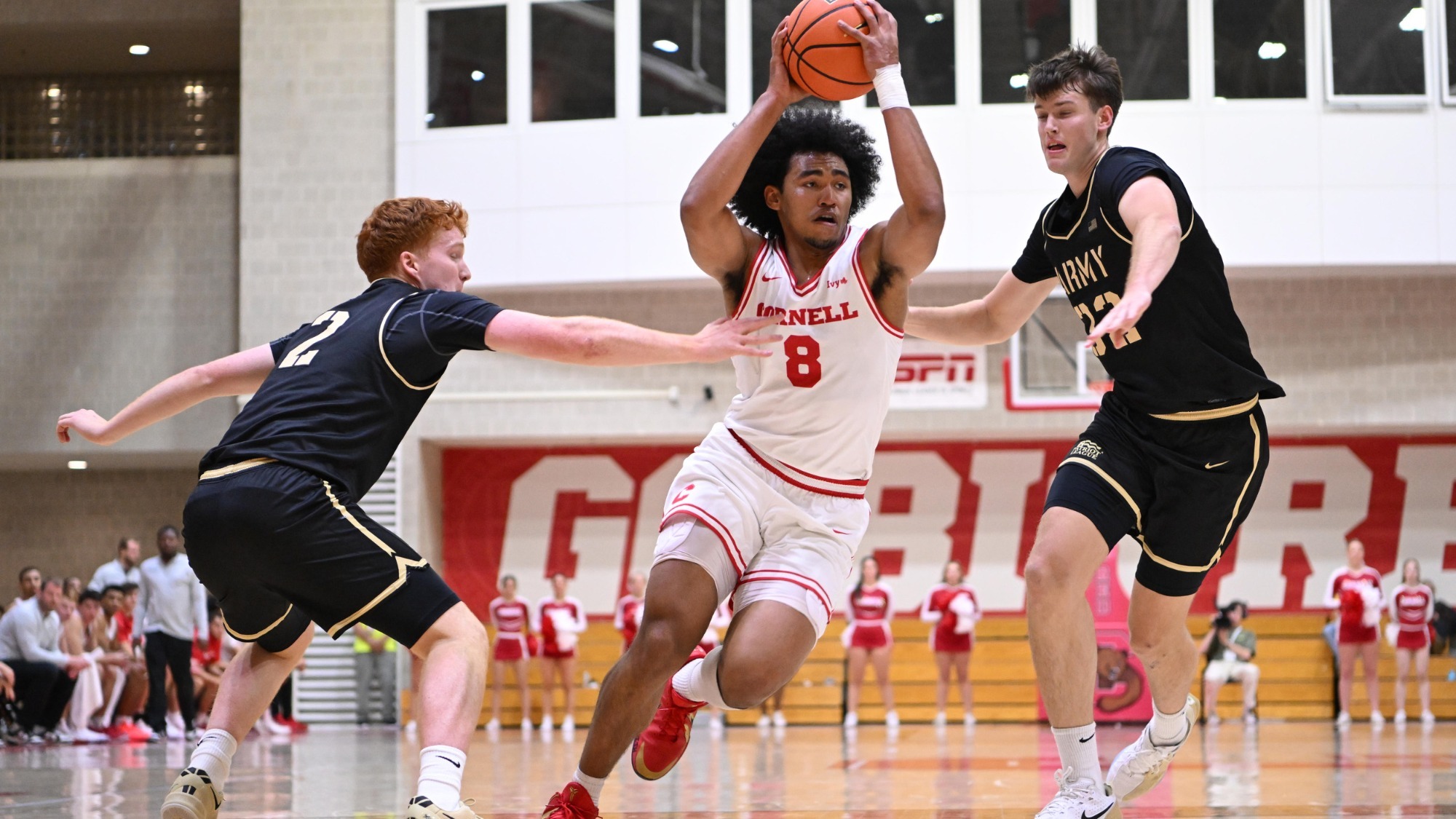 The Cornell men's basketball team plays Army West Point during the 2025-26 season at Newman Arena in Ithaca, N.Y.
