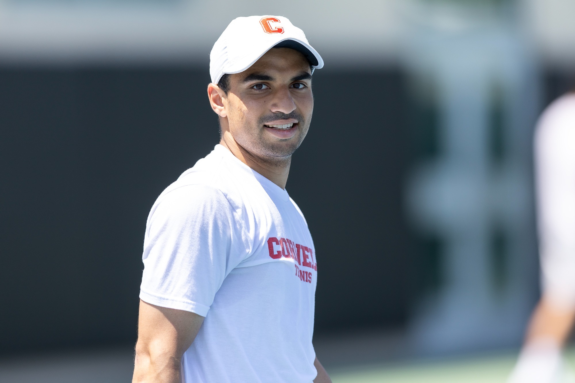 Aman Sharma competes at the 2025 NCAA team championships in Austin, Texas.