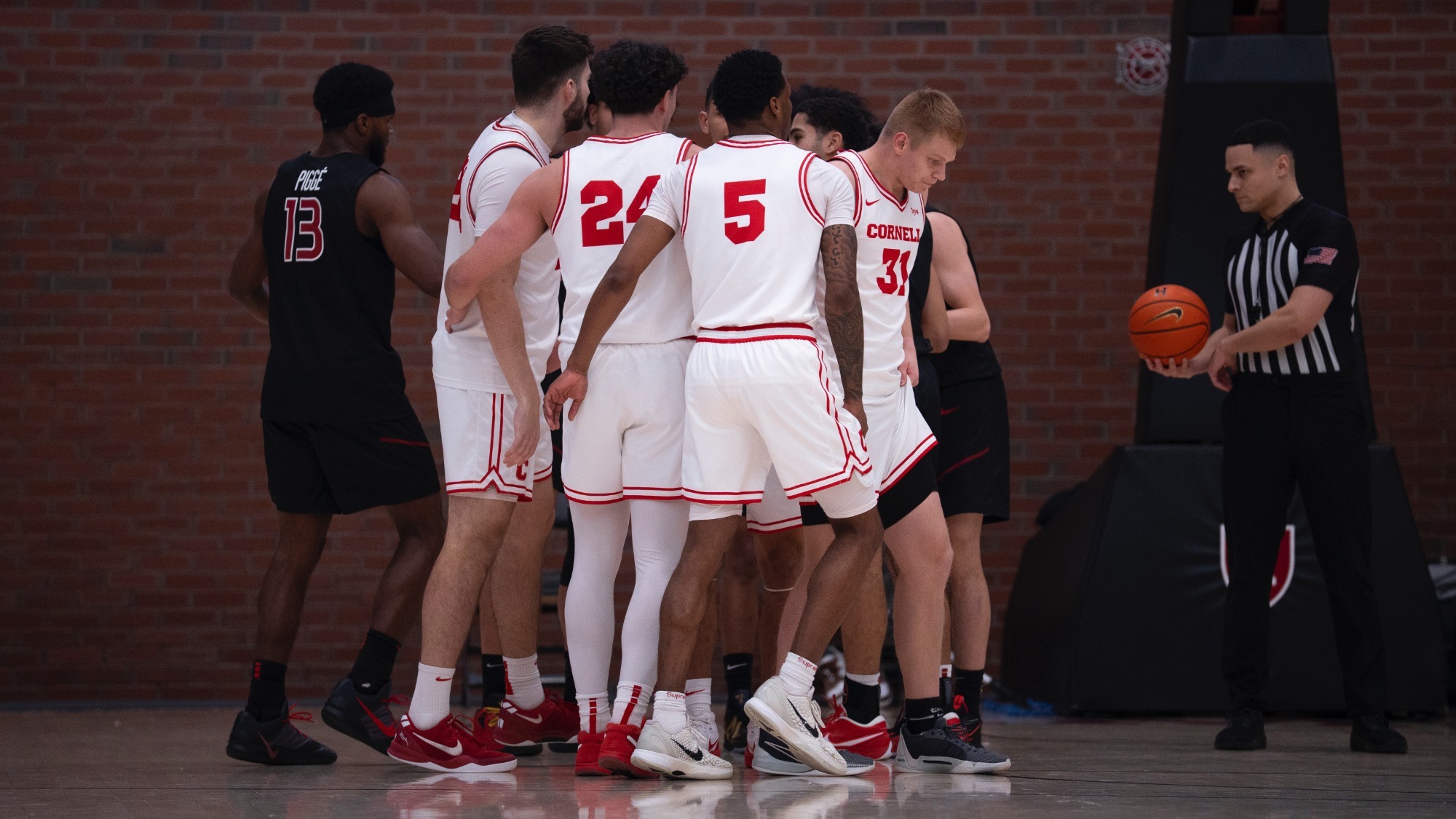 The Cornell men's basketball team faced Harvard on Jan. 24, 2026 at Lavietes Pavilion in Cambridge, Mass. Cornell won the game 86-79.