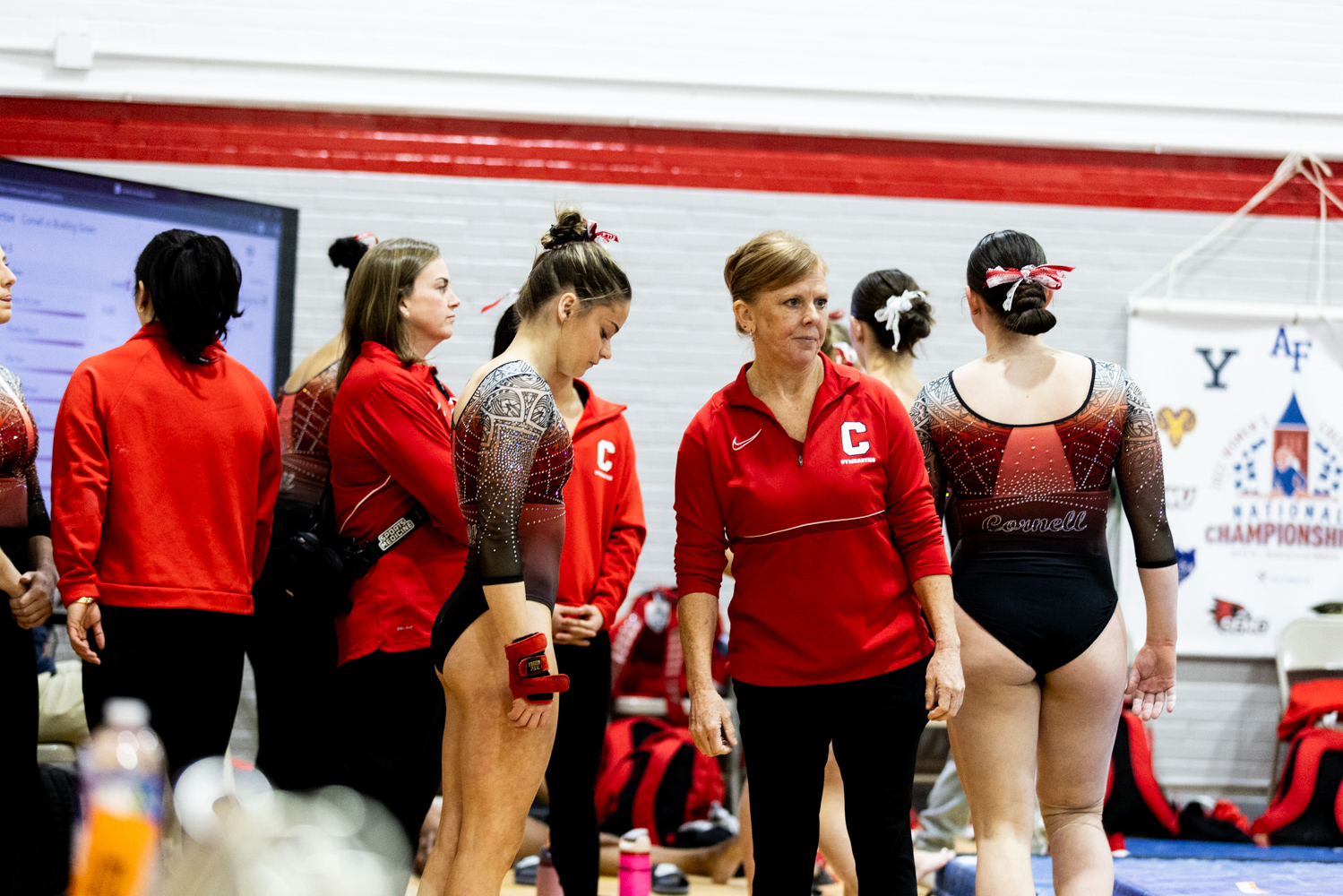 Women's gymnastics competes in a dual meet against Bowling Green State University on Tuesday, Jan. 27 inside Teagle Gymnasium