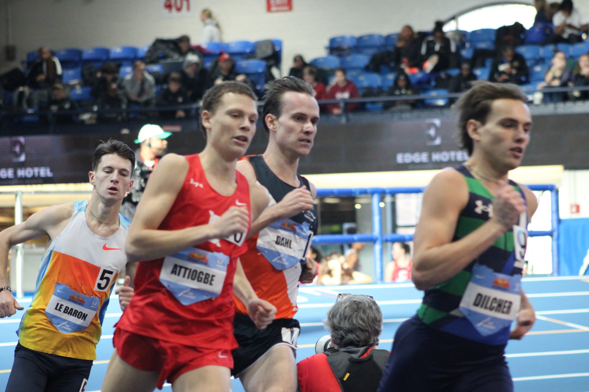 Pierre Attiogbe Breaks Cornell Mile Record at the Armory Track in NYC