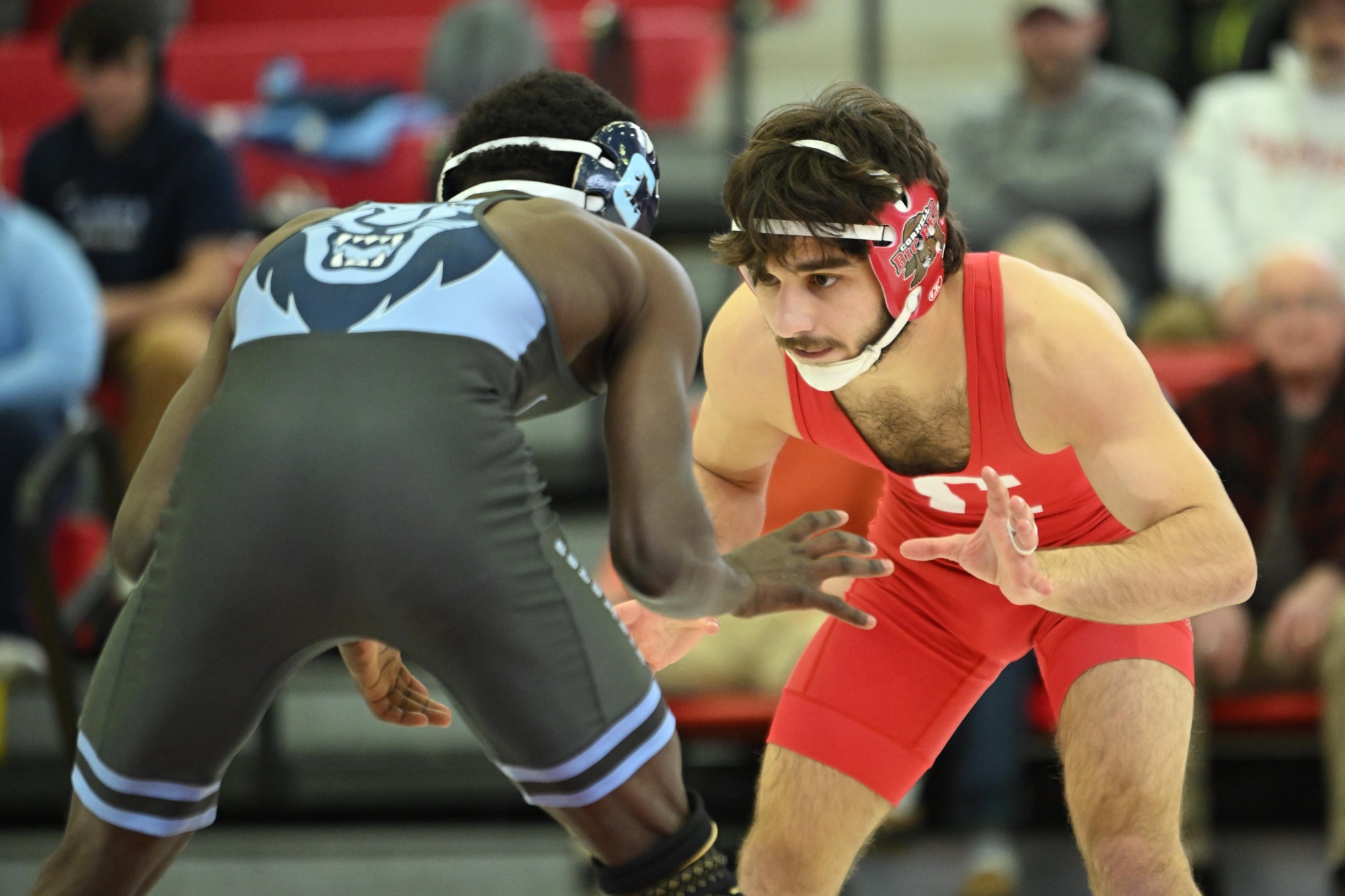 Cornell Wrestling against Columbia on Jan. 31, 2026 at Friedman Wrestling Center in Ithaca, NY. (Caroline Sherman)