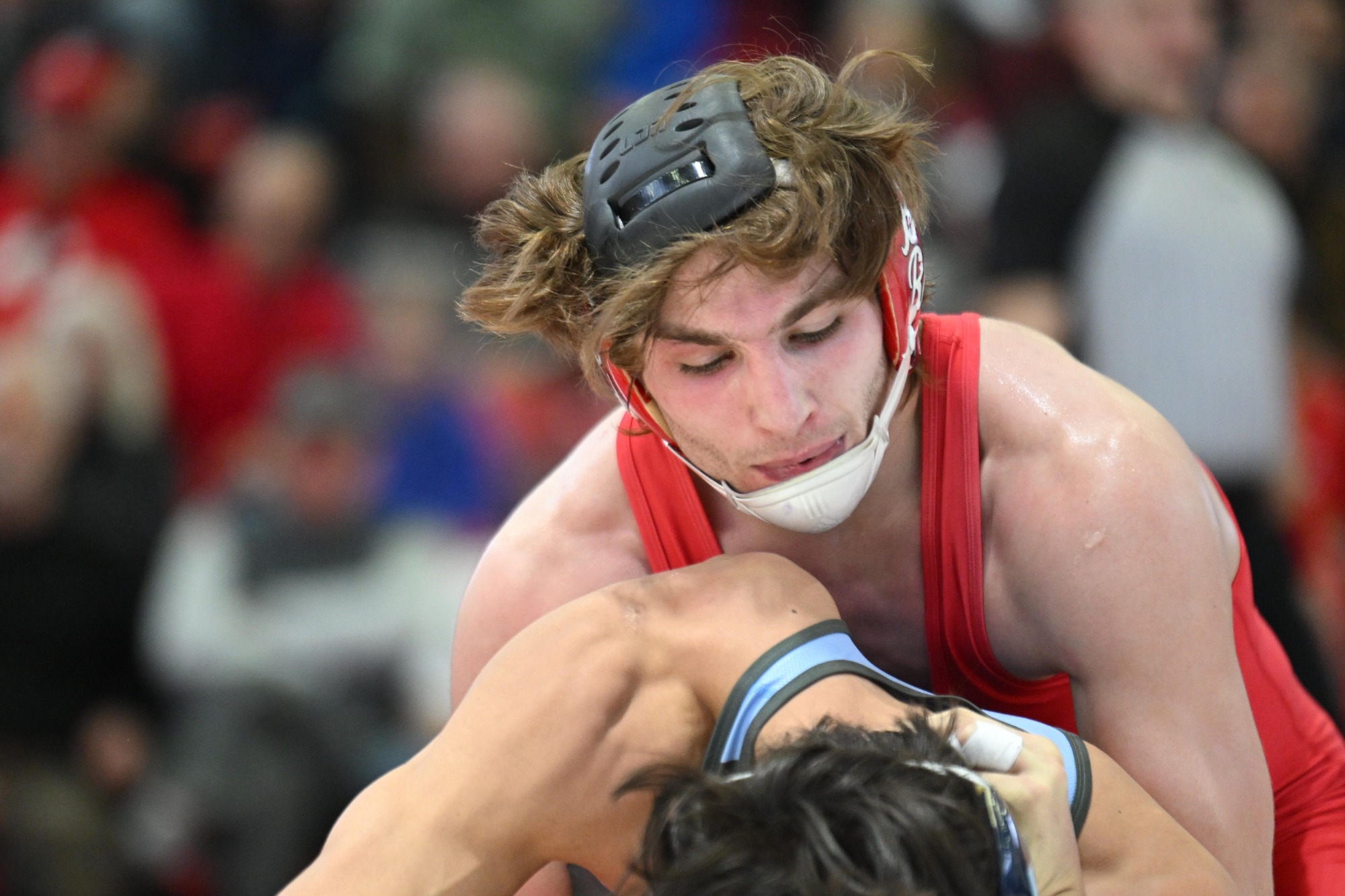 Cornell Wrestling against Columbia on Jan. 31, 2026 at Friedman Wrestling Center in Ithaca, NY. (Caroline Sherman)