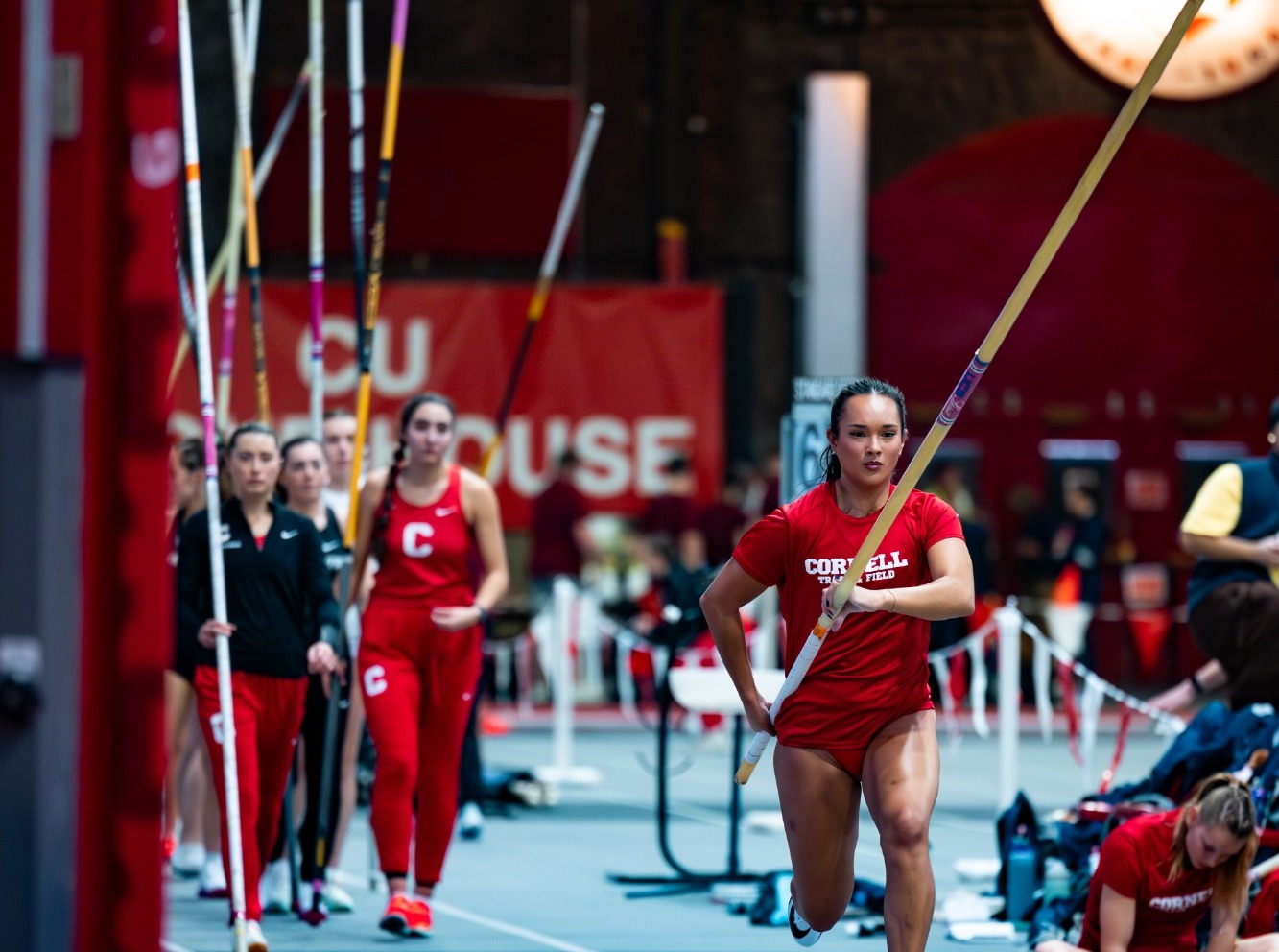 Pole Vault Warm Up at Greg Page Relays