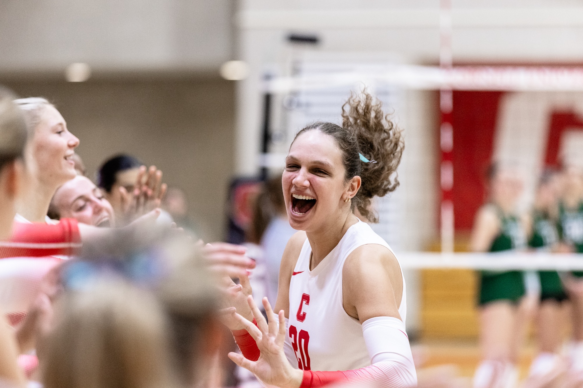 Cornell Volleyball versus Dartmouth at home in Newman Arena on October 9, 2026