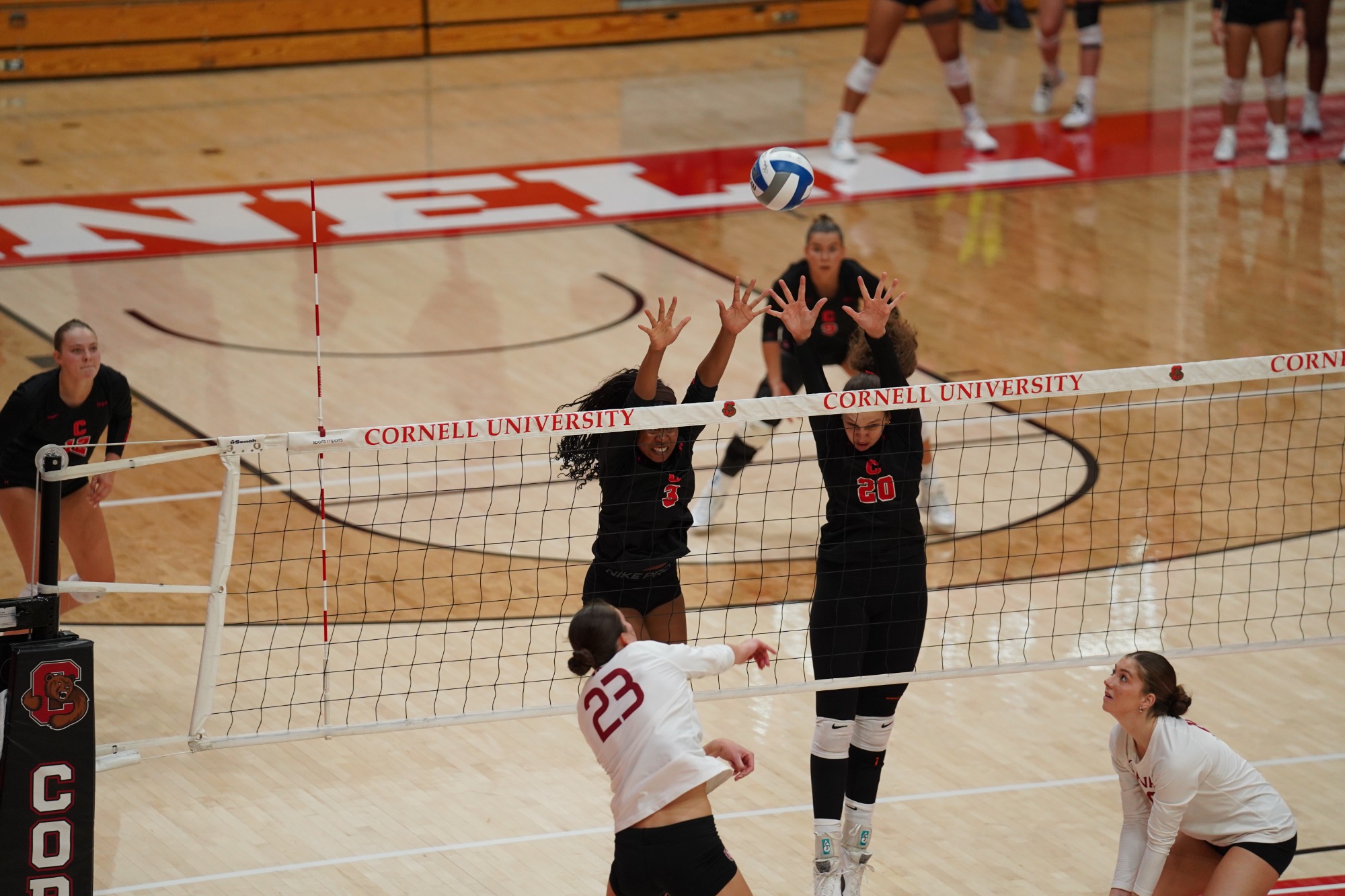 Cornell volleyball vs. Harvard at Newman Arena, October 10, 2026.