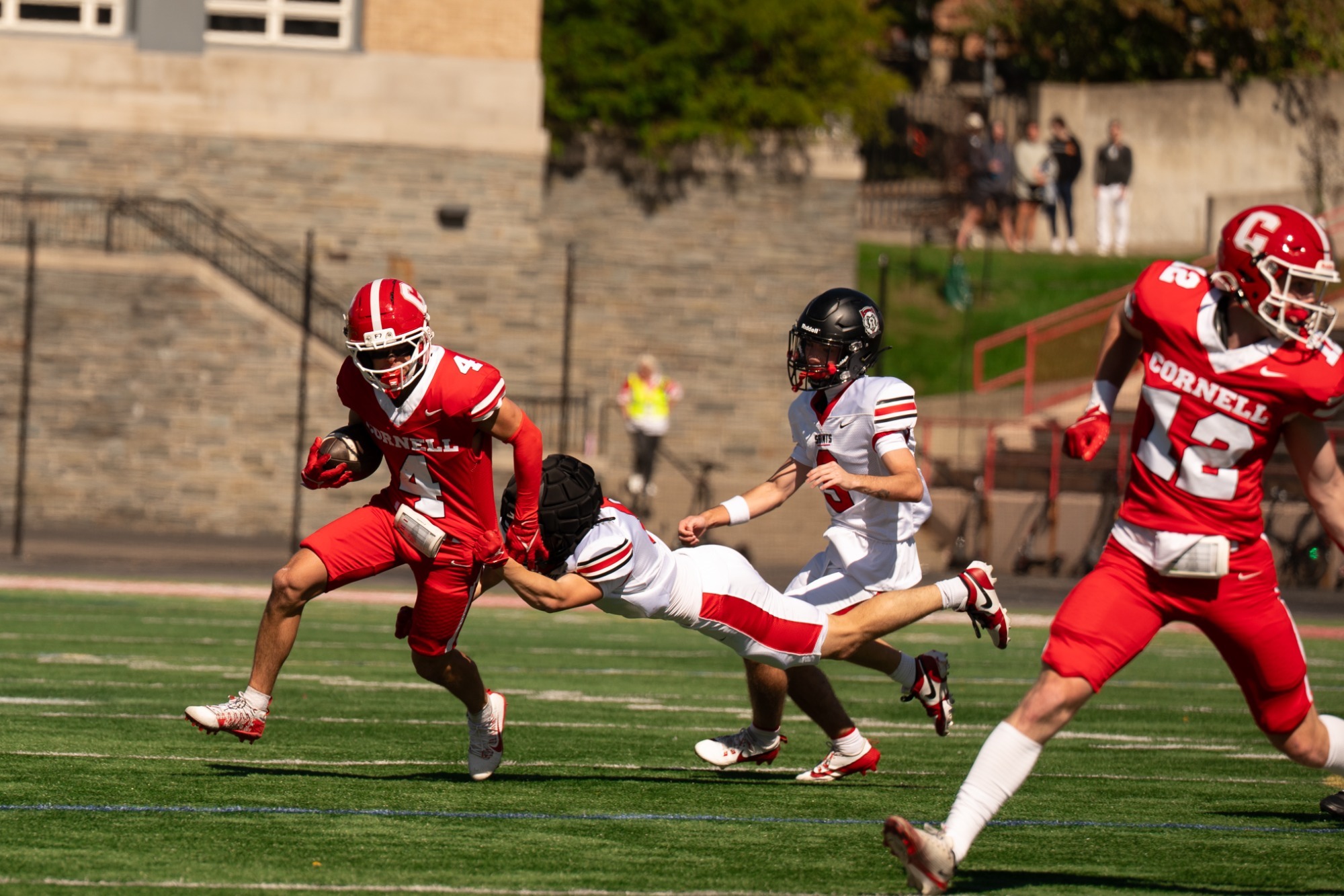 Carson Ciaio running the ball vs D'Youville