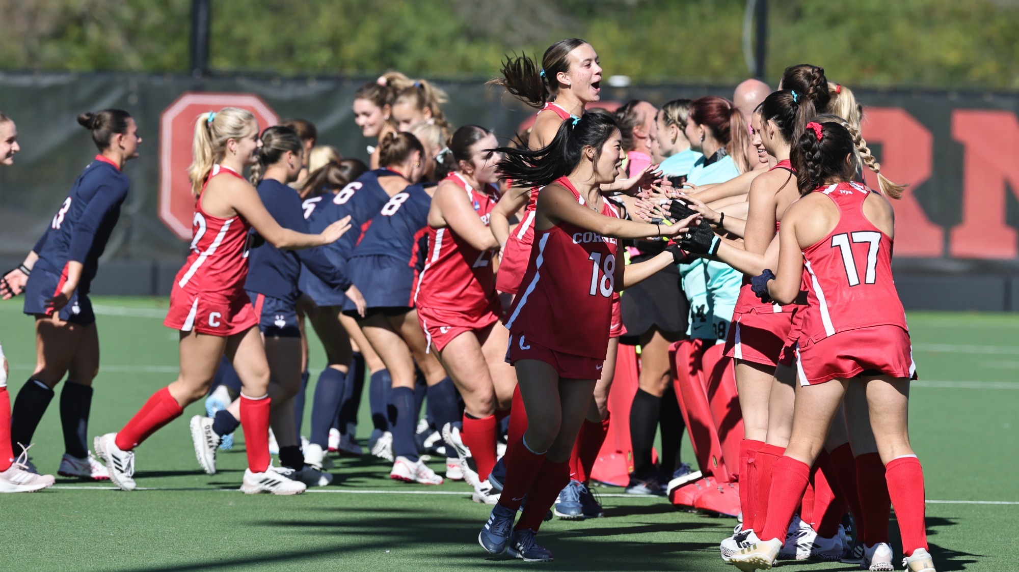 Cornell Field Hockey takes the field, 2026 vs. UConn