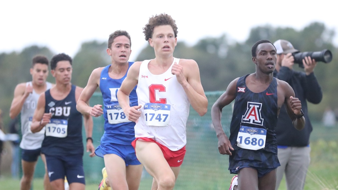 Pierre Attiogbe competes at the Pre-Nationals meet in Terre Haute, IN on 10.16.26