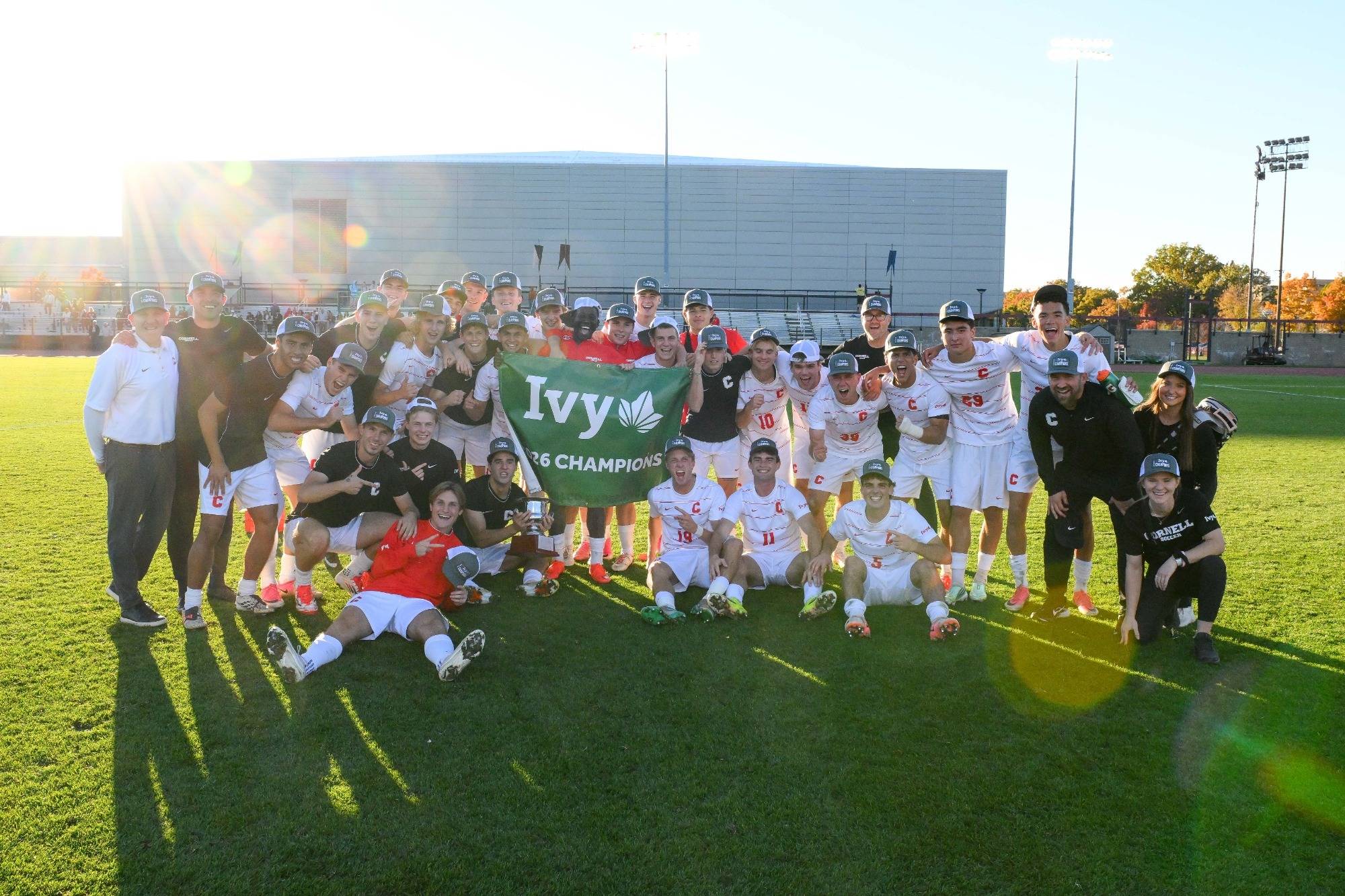 MSOC celebrates the Ivy League Title
