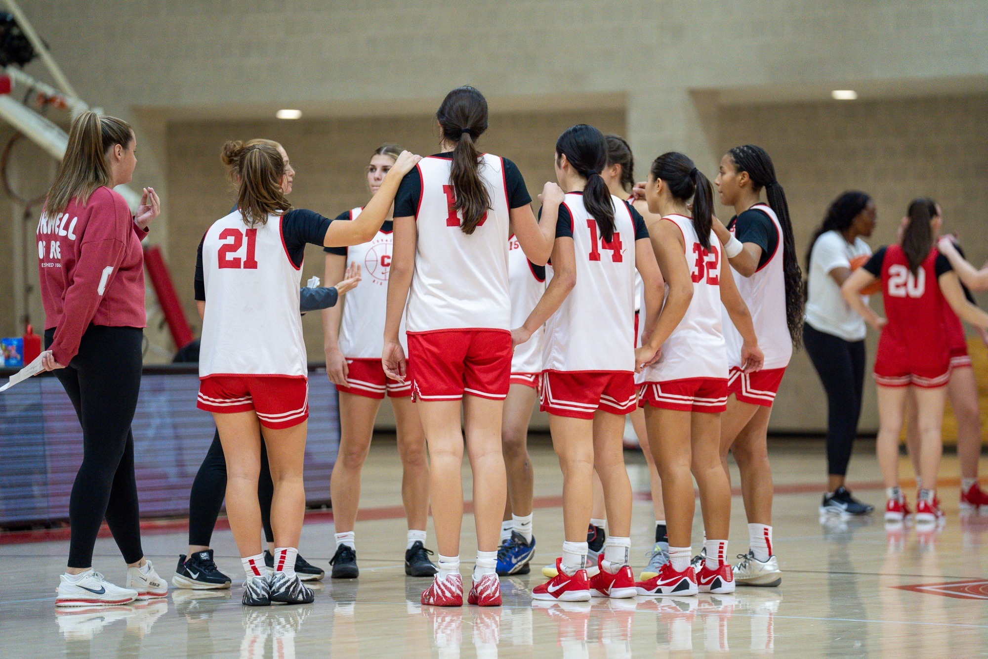 Cornell Women's Basketball Practice Photo
