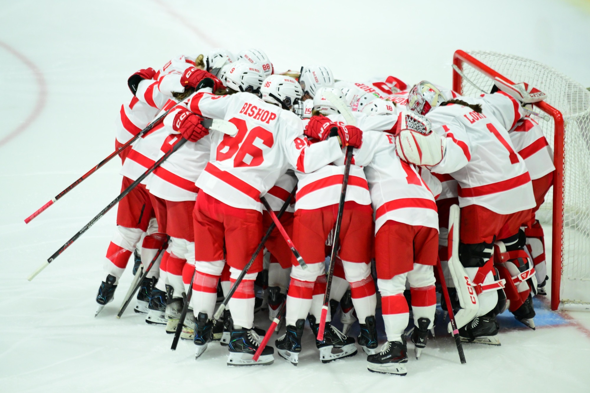WIH huddle pregame vs Union